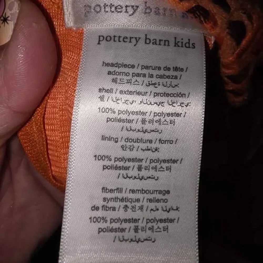 Pottery barn kids orange dragon Halloween costume  7/8 like new